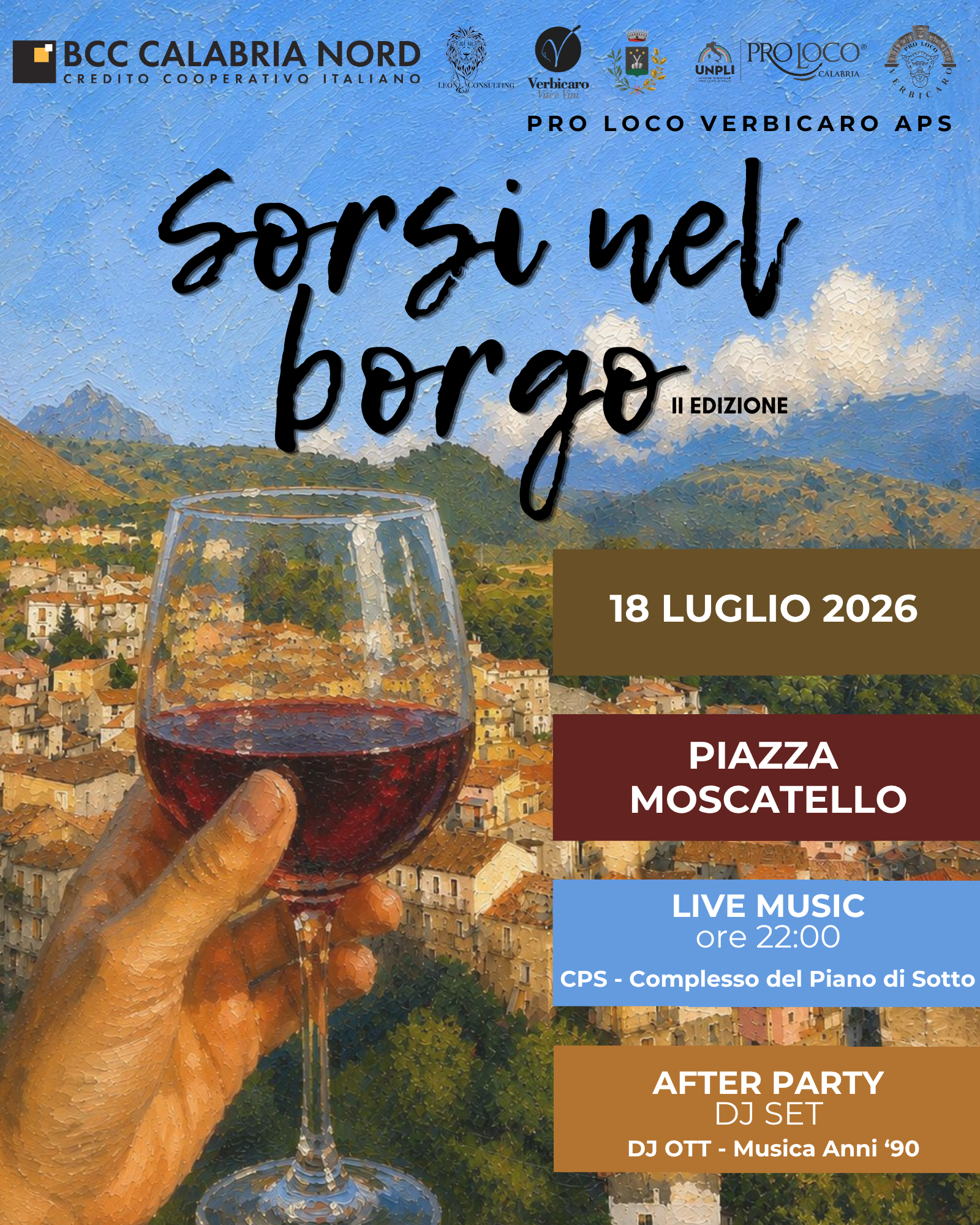 Sorsi nel Borgo 2026 – Luglio